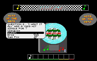 Pop Music Challenge atari screenshot